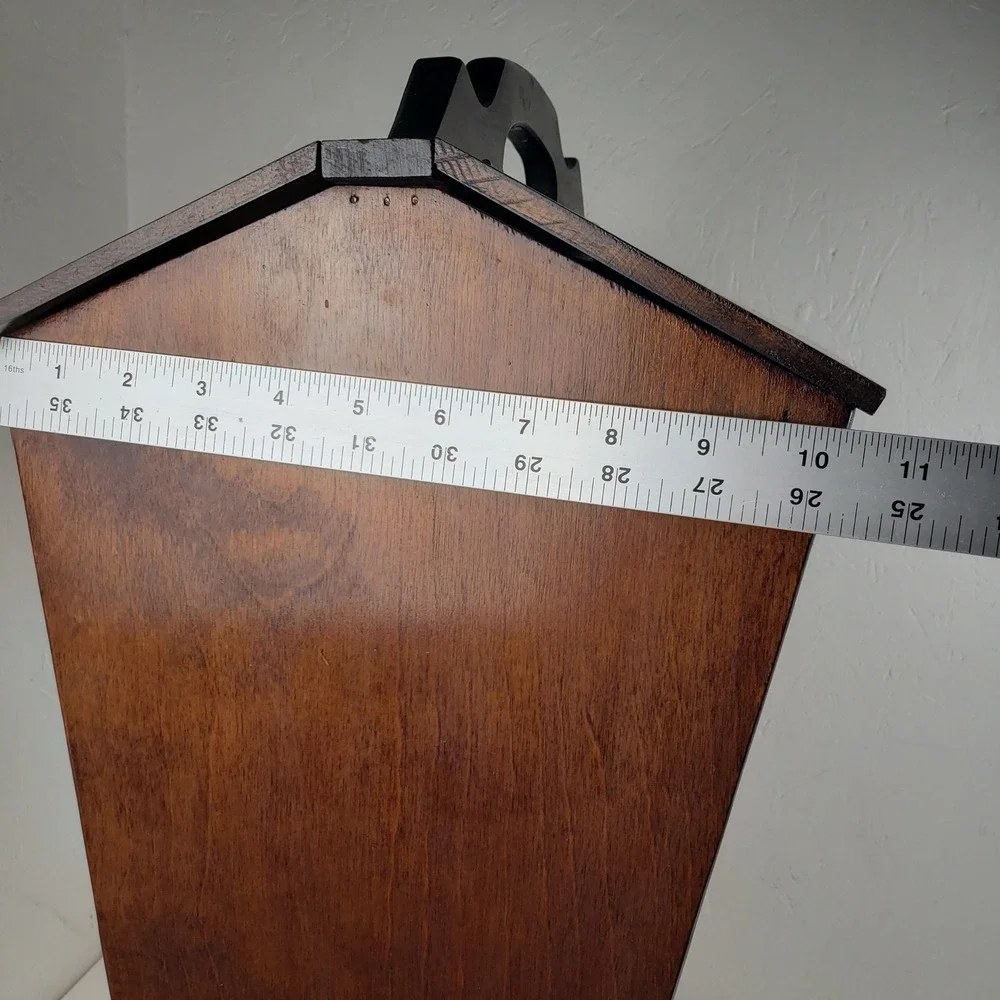 Vintage Priscilla Wooden Sewing Box On Stand Removable Tray Dark Brown Storage